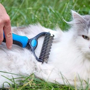 PetTangler, kétoldalú kefe a szőr és az aljszőrzet eltávolítására